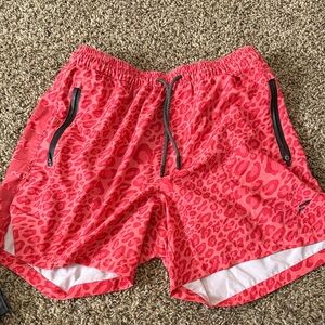 Flag Nor Fail Red and Black Athletic Shorts